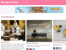 Tablet Screenshot of mensagensbonitas.com.br